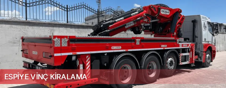 Espiye İlçemi Vinç Kiralama